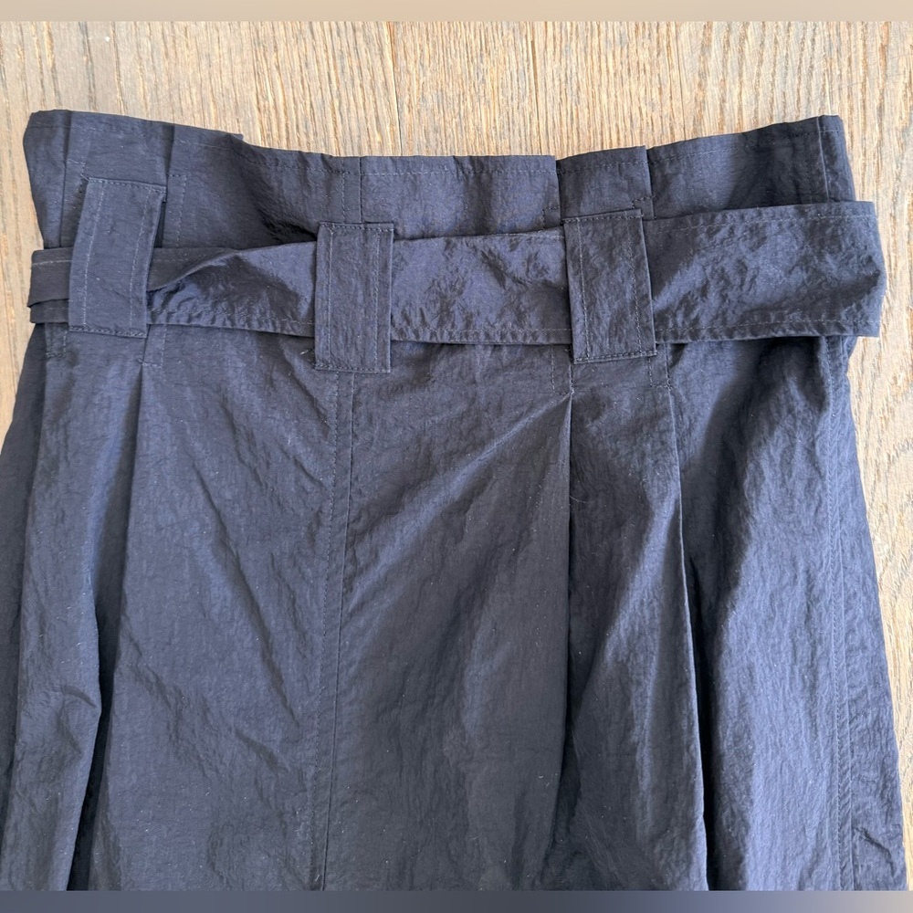 GANNI Black Paperbag Belted Trousers - Picture 5 of 9